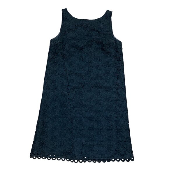 Kate Spade Black Sleeveless Crochet Midi Dress Lined Size 4 Witchygoth Fairygoth - Picture 7 of 11